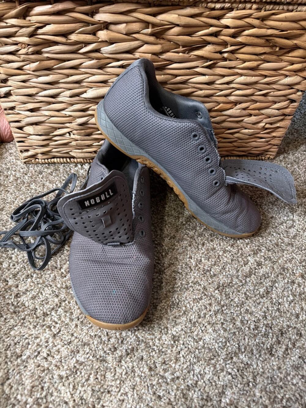 No bull men’s sneakers 10 gray 664